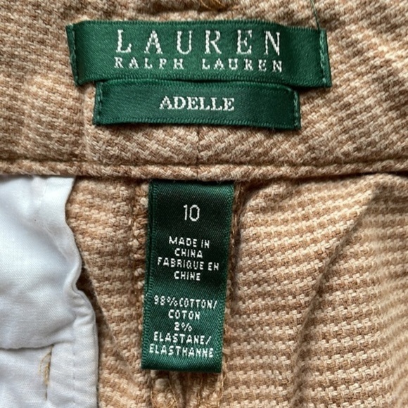 LAUREN RALPH ADELLE | Women’s LAUREN by RALPH LAUREN Khaki Dress Pants Size 10 - Picture 3 of 8